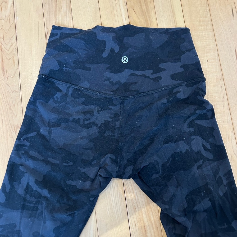 Lululemon Black Camo Leggings